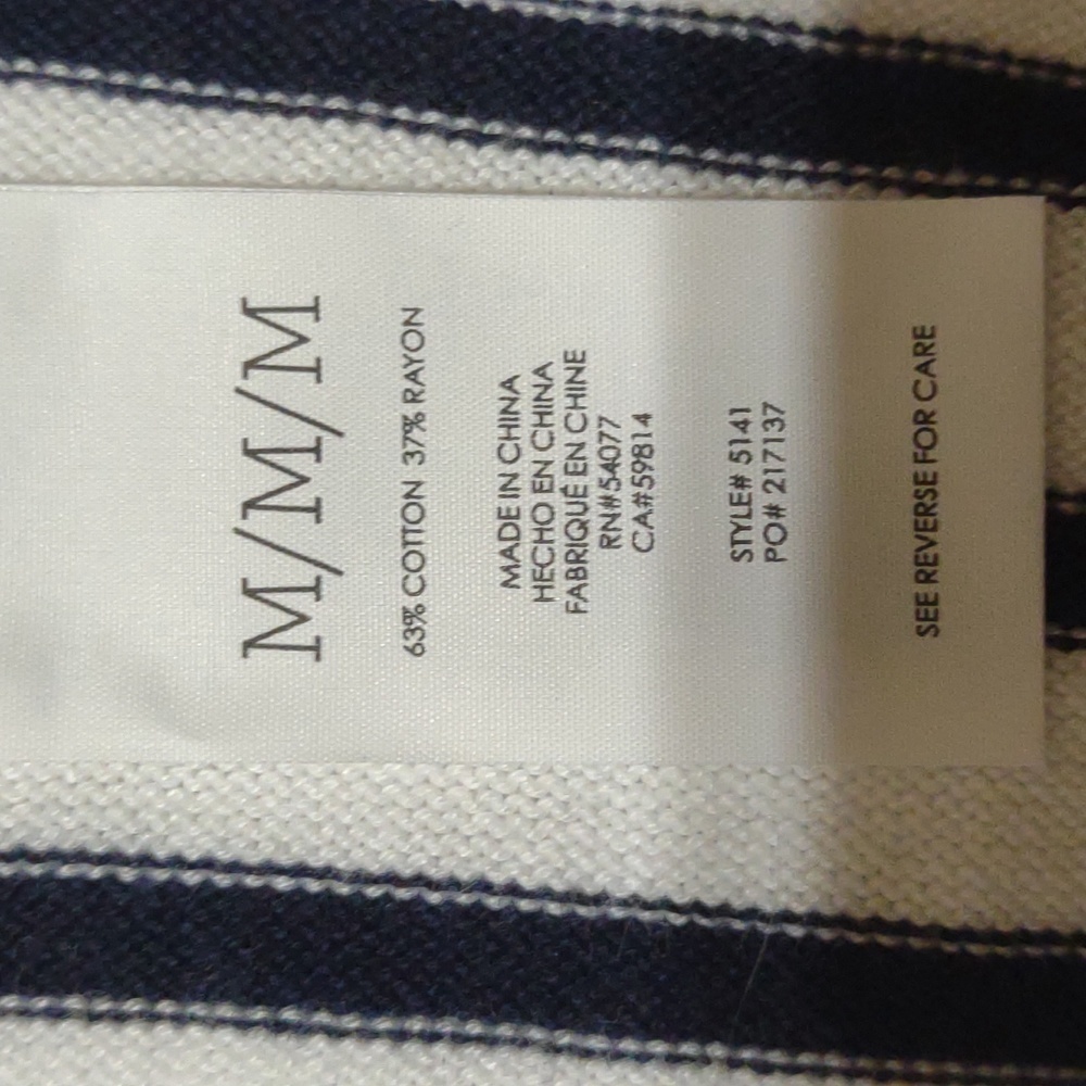 Cabi Victory Patchwork Stripe Duster/Cardigan Siz… - image 6